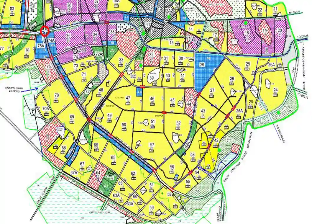 DLF Arbour location map